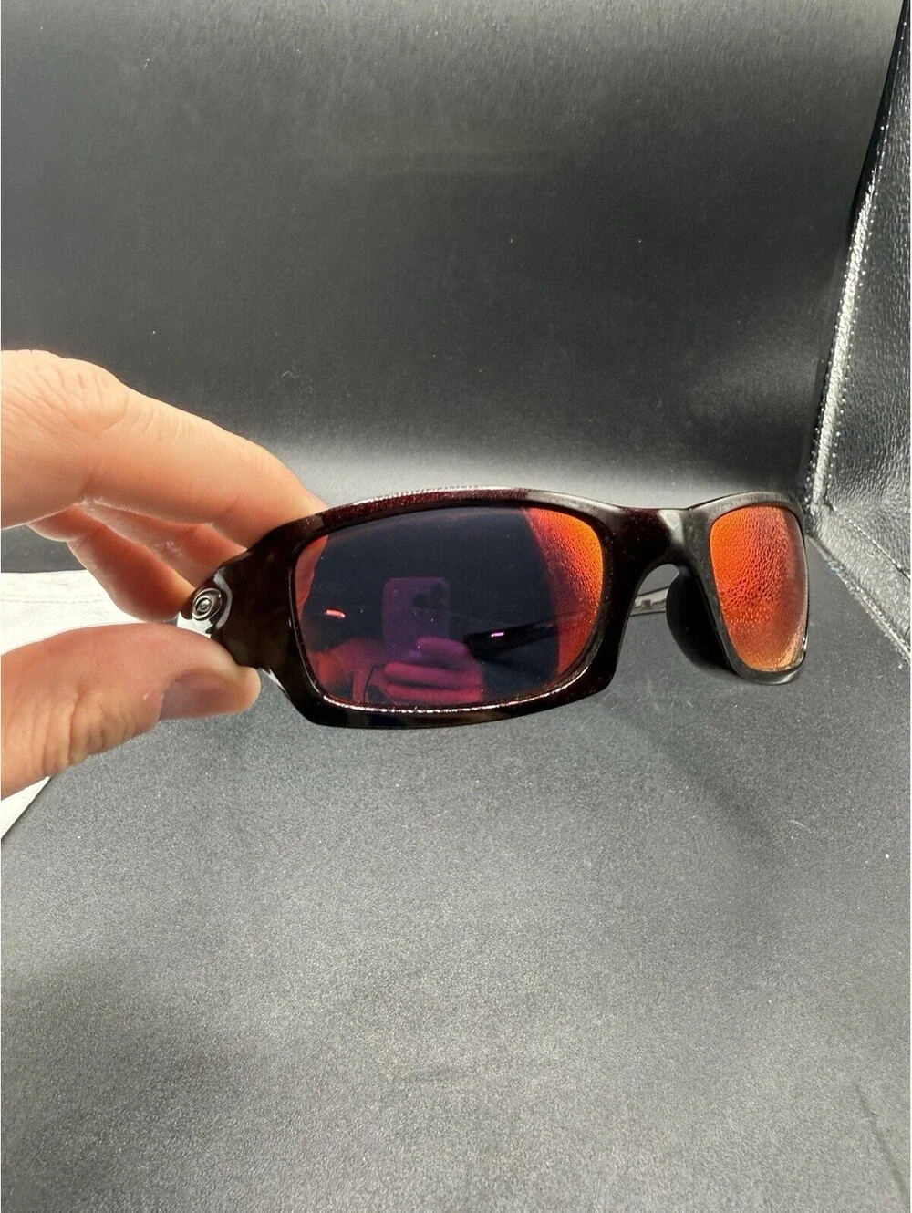 Oakley Fives 3.0 Cinder Red/Ruby Iridium Lenses Gary Scelzi Edition RARE